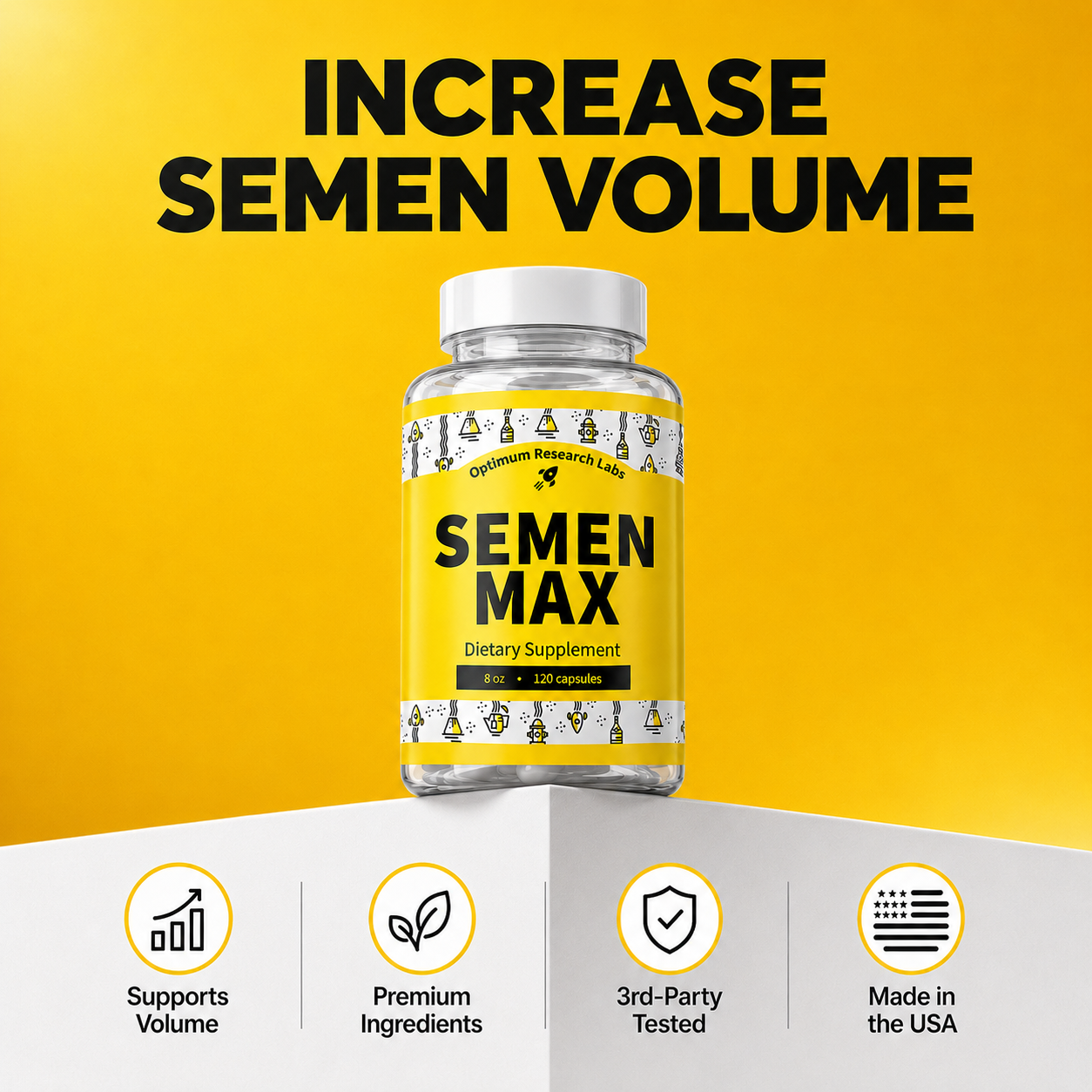 Semen Max - Volume Support and Reproductive Health Supplement