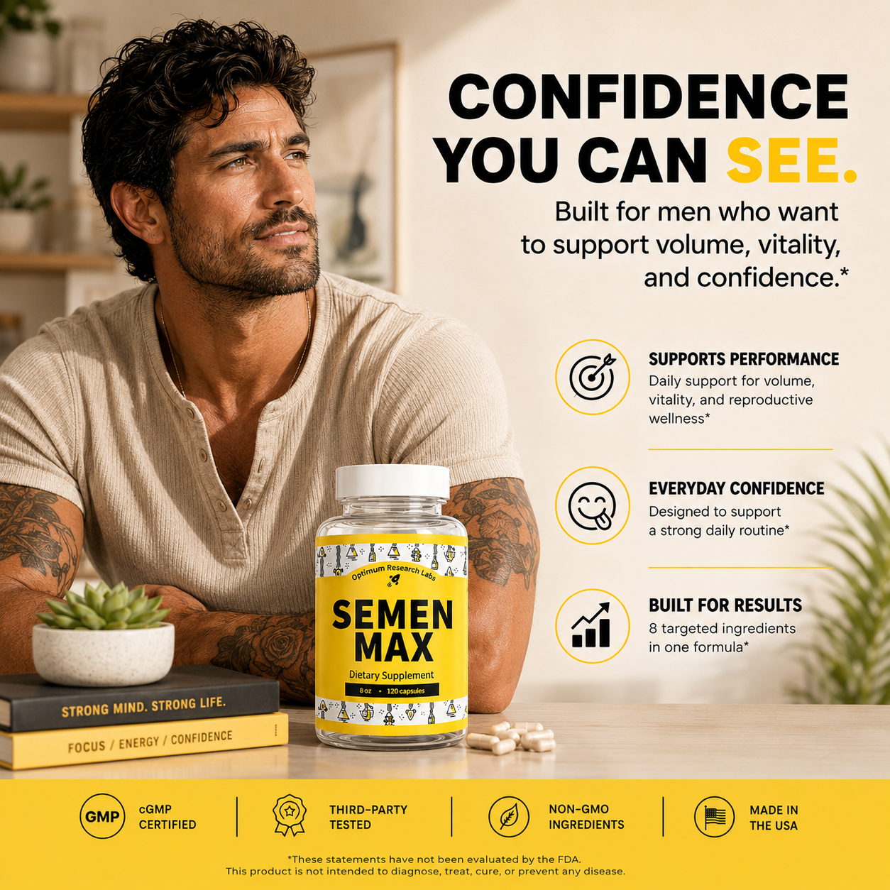 Semen Max - Volume Support and Reproductive Health Supplement