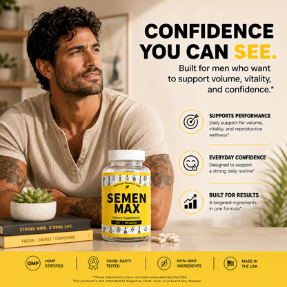 Semen Max - Volume Support and Reproductive Health Supplement