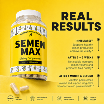 Semen Max - Volume Support and Reproductive Health Supplement